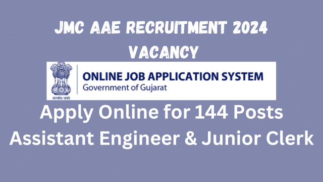 JMC AAE Recruitment 2024 Vacancy Apply Online