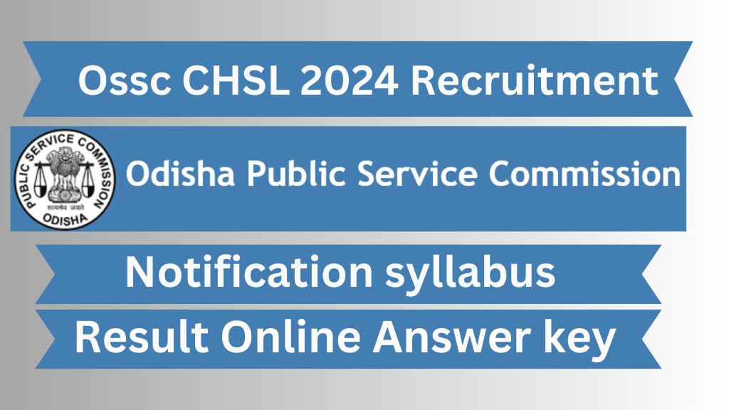 Ossc CHSL Result 2024 Recruitment