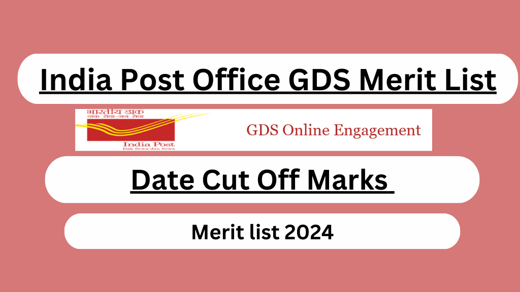 India Post Office GDS Merit List