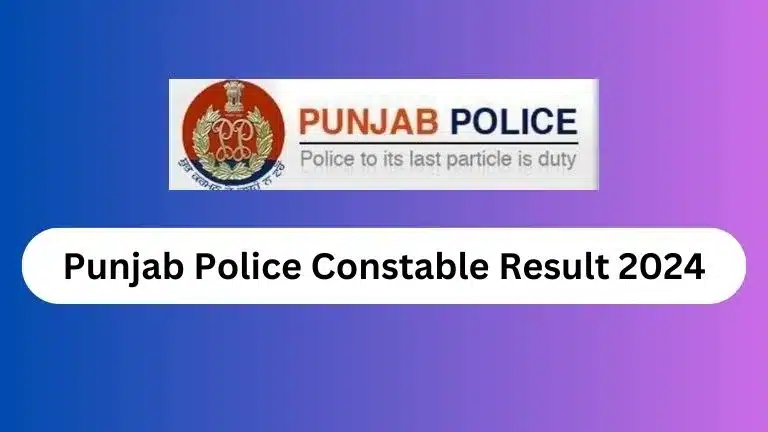 Punjab Police Constable Result 2024